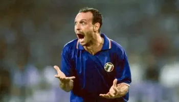 Adiós a un GRANDE: El ‘Toto’ Schillaci, máximo goleador de Italia 90 falleció hoy a los 59 años