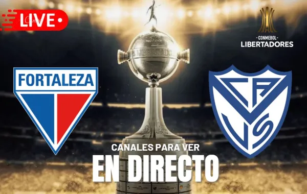Fortaleza vs. Vélez EN VIVO: hora y canal para ver la ida de los octavos de final de la Copa Libertadores 2025