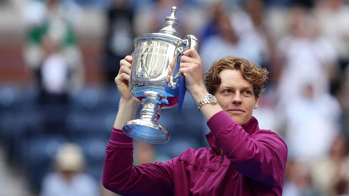 Jannik Sinner es el nuevo rey de US Open tras vencer en la final a Taylor Fritz en sets corridos