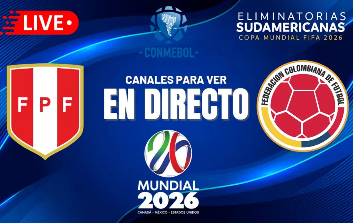 Perú vs. Colombia EN VIVO y EN DIRECTO vía América TV y ATV para ver las Eliminatorias 2026