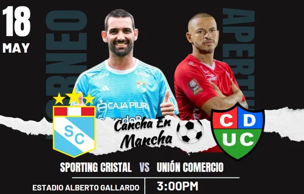 Sporting Cristal vs. Unión Comercio EN VIVO y EN DIRECTO vía L1 MAX por el Torneo Apertura 2024