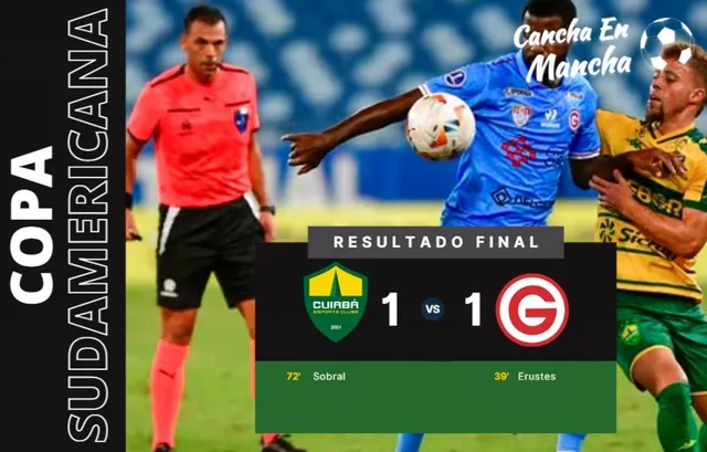 Cuiabá igualó con Garcilaso &#8211; Composición: Cancha en Mancha