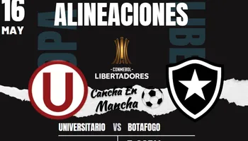 EL PODEROSO once de la ‘U’: Alineaciones confirmadas de Universitario y Botafogo para el duelo por Copa Libertadores