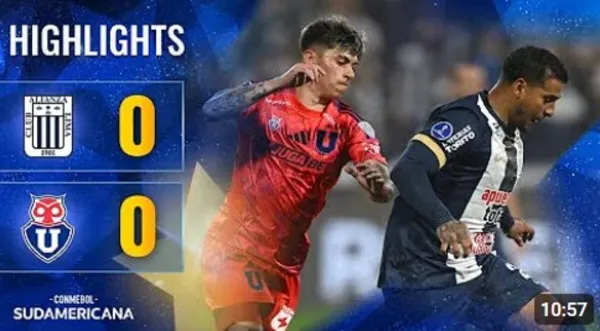 Alianza Lima no pudo con la U de Chile en Matute por la Copa Sudamericana 2025 – VIDEO