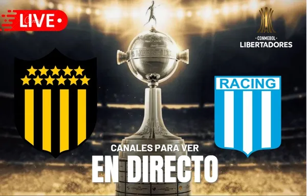 Peñarol vs. Racing Club EN VIVO: hora, canal y todo lo que debes saber de los octavos de la Libertadores 2025