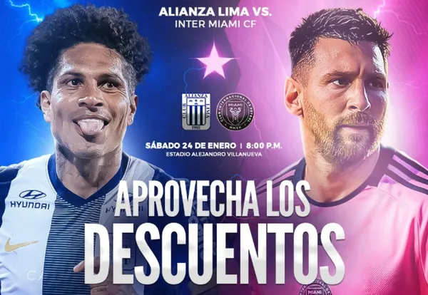 Alianza Lima lanza descuento en entradas para la Noche Blanquiazul ante Inter Miami de Messi