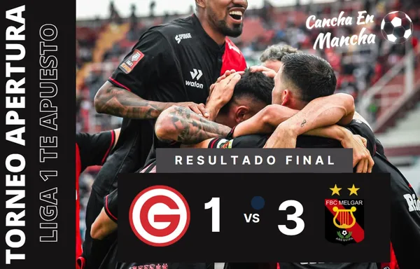 Golpe en el Cusco: Melgar venció a Garcilaso por la última fecha del Torneo Apertura 2024.