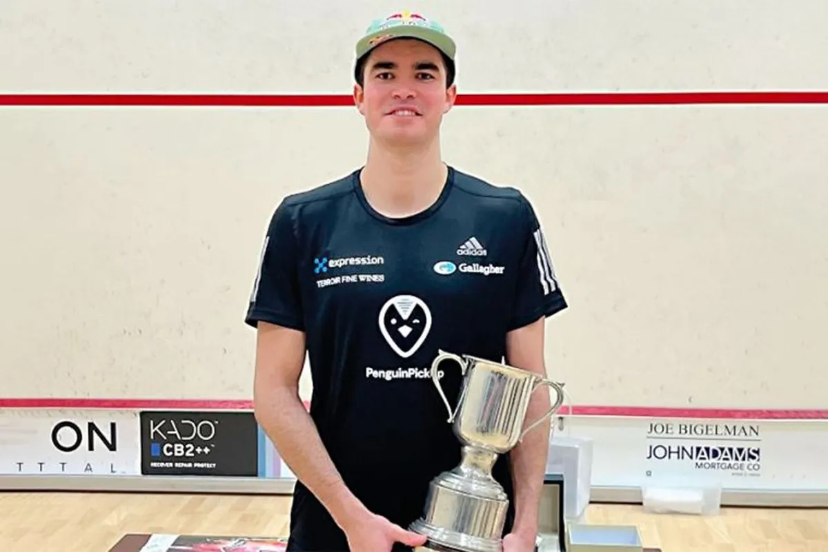 Squash: Diego Elías fue elegido el mejor jugador de la temporada 2023/24 del PSA World Tour