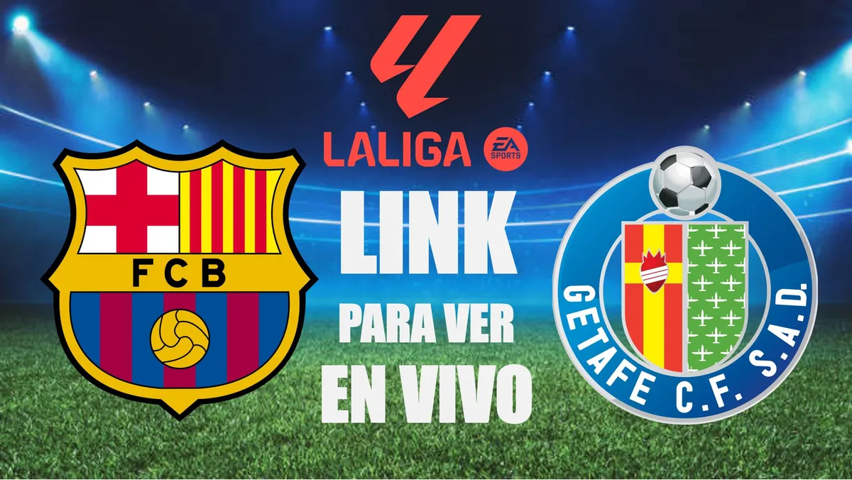LINK GRATIS para ver Barcelona vs. Getafe EN VIVO por la fecha 7 de Laliga EA Sports 2024-25