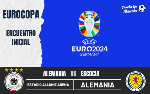 ¿A qué hora juegan Alemania vs. Escocia el partido inaugural de la EUROCOPA 2024 y dónde verlo?