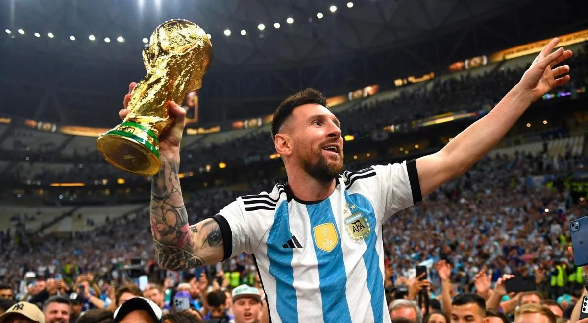 Lionel Messi Campeón Mundial Qatar 2022