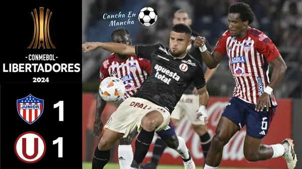 VIDEO RESUMEN: Junior y Universitario empataron en Barranquilla por la Copa Libertadores 2024.