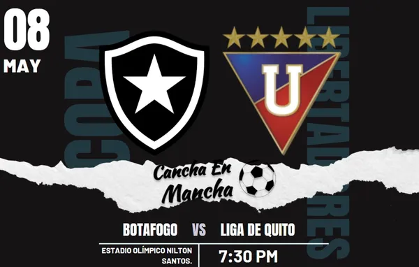 LDU vs Botafogo: Dónde ver el encuentro por el Grupo D de la Copa Libertadores