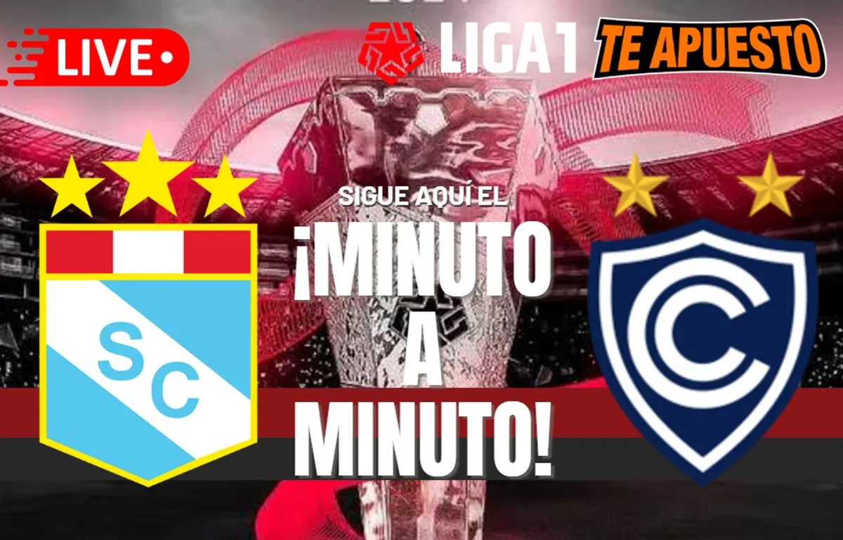 Sporting Cristal vs. Cienciano EN VIVO y EN DIRECTO: Sigue el minuto a minuto del duelo por el Torneo Clausura