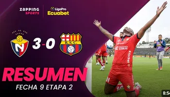 El Nacional goleó a Barcelona por la liga pro de Ecuador 2024