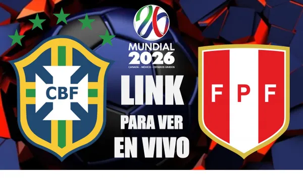 Brasil vs Peru se enfrentan por eliminatorias 2026