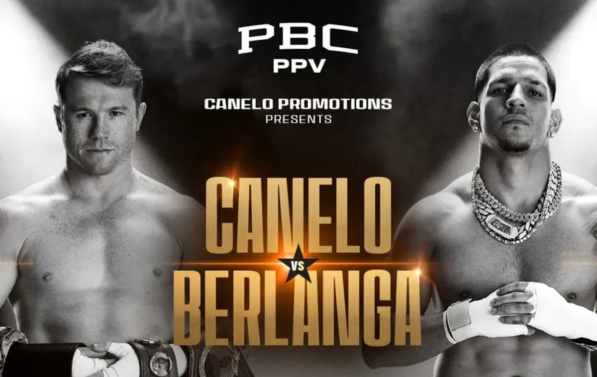 Canelo vs. Berlanga EN VIVO: Horarios y canales para ver la pelea por los títulos unificados de peso supermediano