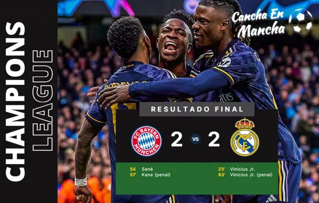 Bayern Munich empató con Real Madrid &#8211; Composición: Cancha en Mancha