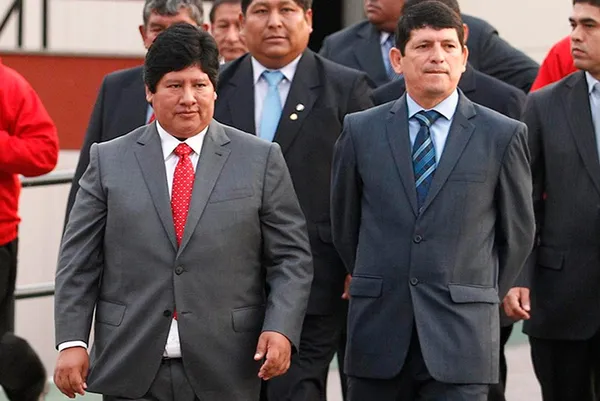Edwin Oviedo y Agustín Lozano en la FPF