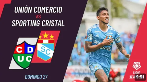 Unión Comercio vs Sporting Cristal por Torneo Clausura 2024