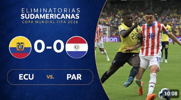 Ecuador y Paraguay igualaron por las Eliminatorias 2026