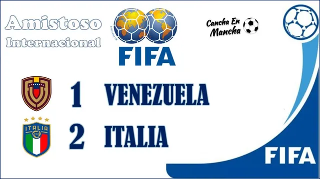 Italia venció a Venezuela &#8211; Composición: Cancha en Mancha