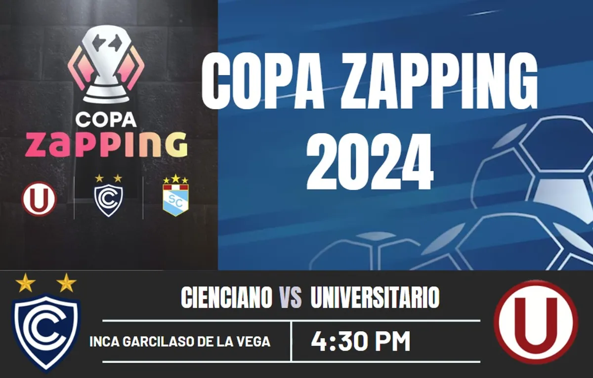 Universitario vs. Cienciano EN VIVO Hora y canal para ver el amistoso por la Copa Zapping 2024