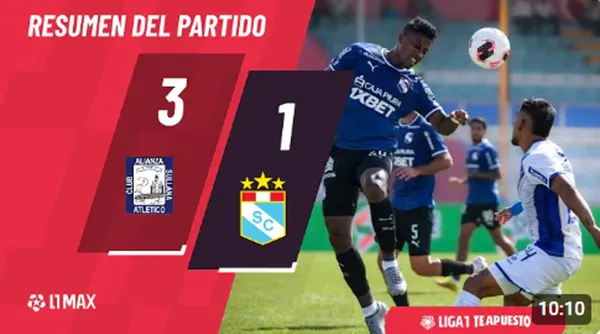 ¡Golpe en Sullana! Alianza Atlético venció 3-1 a Sporting Cristal por la fecha 6 del Clausura – VIDEO