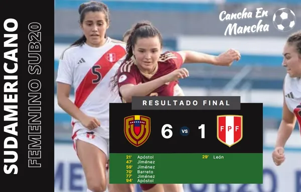 VIDEO RESUMEN: Perú sufrió una durísima derrota ante Venezuela en el Sudamericano de fútbol femenino Sub-20
