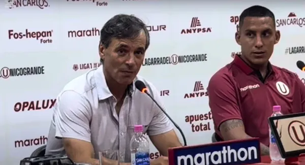 Fabian Bustos tras el Universitario vs Cienciano 2025
