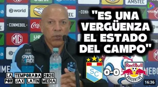 Roberto Mosquera elogió el juego celeste y calificó de “avergonzante” el estado del Estadio Nacional – VIDEO