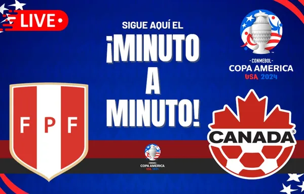 Perú vs Canadá EN VIVO y EN DIRECTO: Sigue el minuto a minuto para alentar a la Blanquiroja en la Copa América