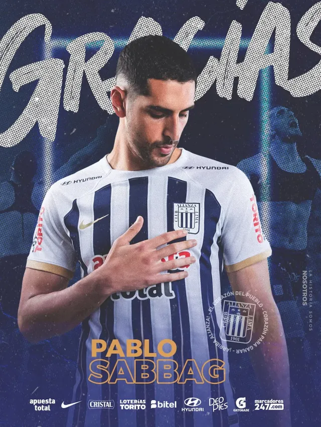 Pablo Sabbag &#8211; Foto: Alianza Lima