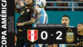 Perú cayó ante Argentina y quedó último en su grupo de la Copa América – VIDEO