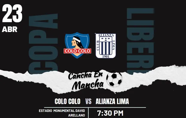Link EN VIVO Alianza Lima vs. Colo Colo: Sigue el minuto a minuto por la Copa Libertadores 2024
