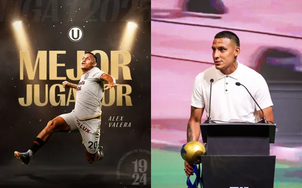 Alex Valera, el rostro del tricampeón: elegido Mejor Jugador del Año 2025 en la Liga 1