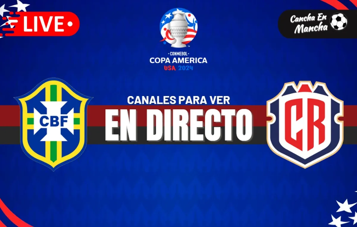 Brasil vs. Costa Rica en VIVO y EN DIRECTO: Horarios, pronósticos y canales para ver la Copa América 2024