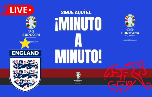 Inglaterra vs. Suiza EN VIVO y EN DIRECTO: Sigue el minuto a minuto por los cuartos de la Eurocopa