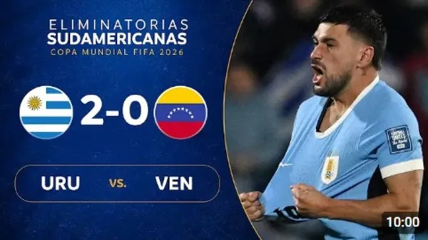 Uruguay vs Venezuela Eliminatorias al Mundial 2026