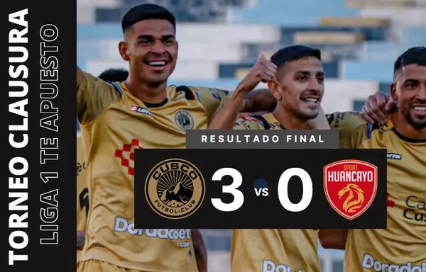 Los puntos se quedan en casa: Cusco FC goleó a Sport  Huancayo por el Torneo Clausura – VIDEO