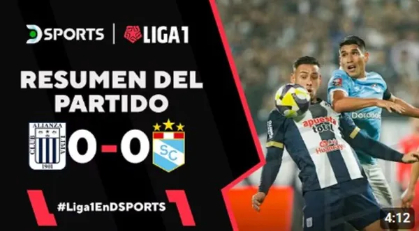 Alianza Lima y Sporting Cristal no se hicieron daño por el Torneo Clausura 2025 – VIDEO