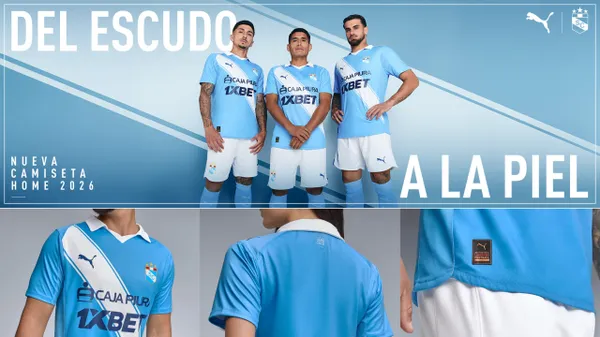 Piel celeste: Sporting Cristal presenta su nueva camiseta para la temporada 2026