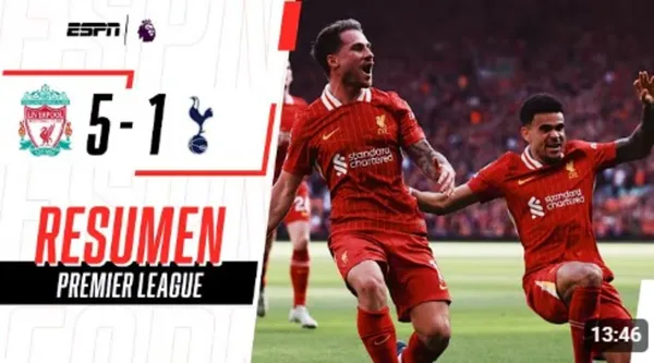 Liverpool vs Tottemham Premier League 2025