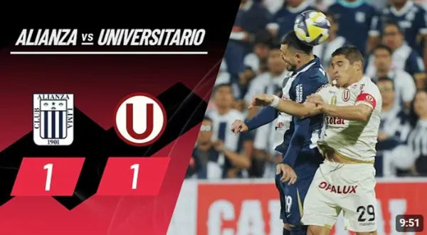Alianza Lima vs Universitario Torneo Apertura 2025