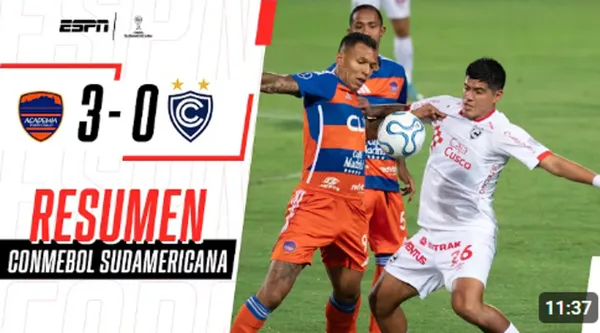 Duro golpe: Puerto Cabello goleó a Cienciano en la Copa Sudamericana 2026 – VIDEO