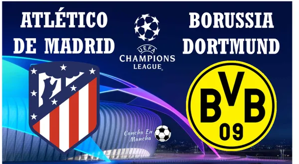 Alineaciones Atlético de Madrid vs. Borussia Dortmund por la Champions League