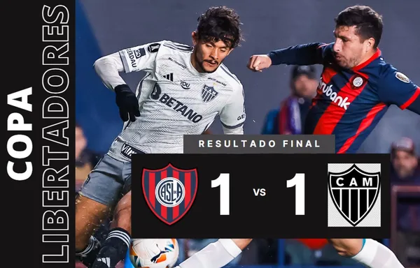 San Lorenzo y Atlético Mineiro igualaron por los octavos de la Copa Libertadores – VIDEO