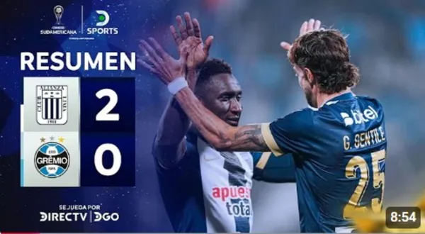 Alianza Lima vs Gremio Copa Sudamericana 2025