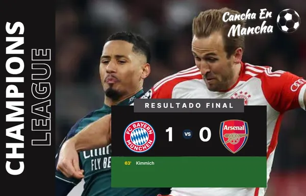 VIDEO RESUMEN: Bayern Munich a semis de la Champions League tras vencer al Arsenal