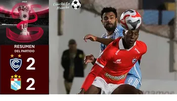 VIDEO RESUMEN: Cienciano y Cristal empataron 2-2 por el Torneo Apertura 2024